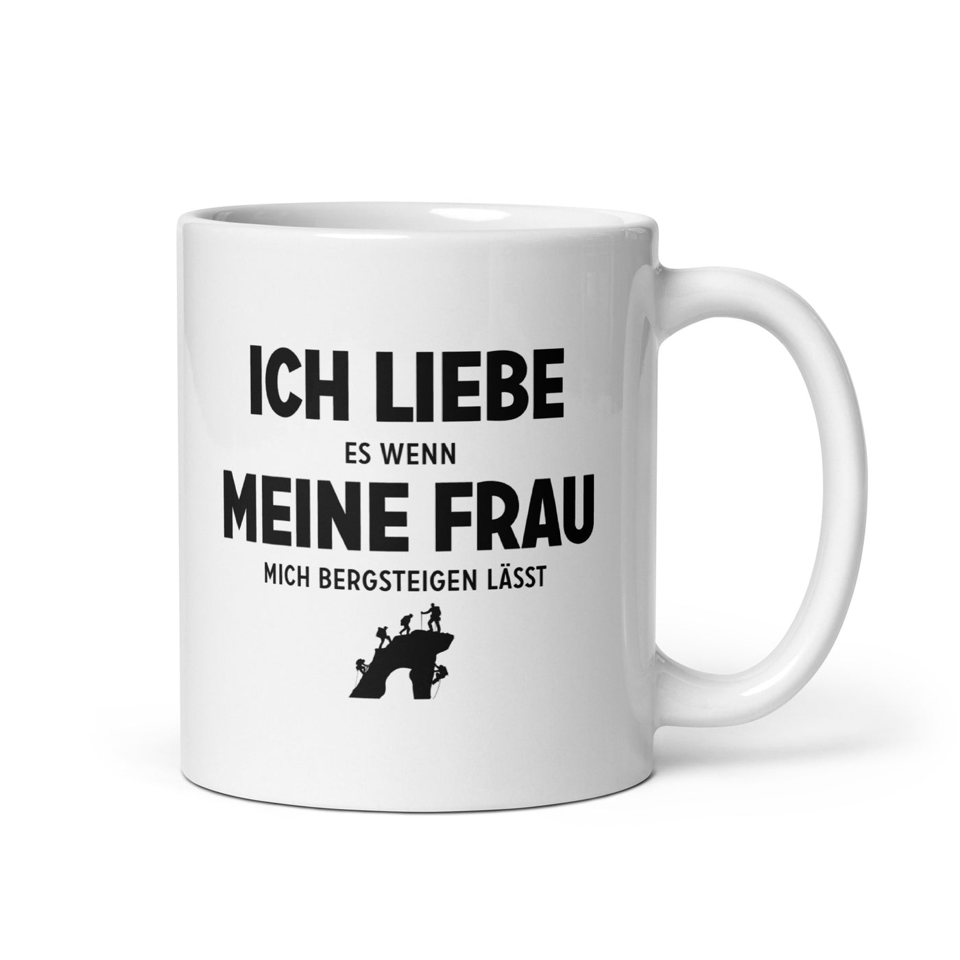 Ich Liebe Es Wenn Meine Frau Mich Bergsteigen Lasst - Tasse klettern