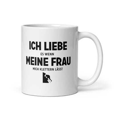 Ich Liebe Es Wenn Meine Frau Mich Klettern Lasst - Tasse klettern