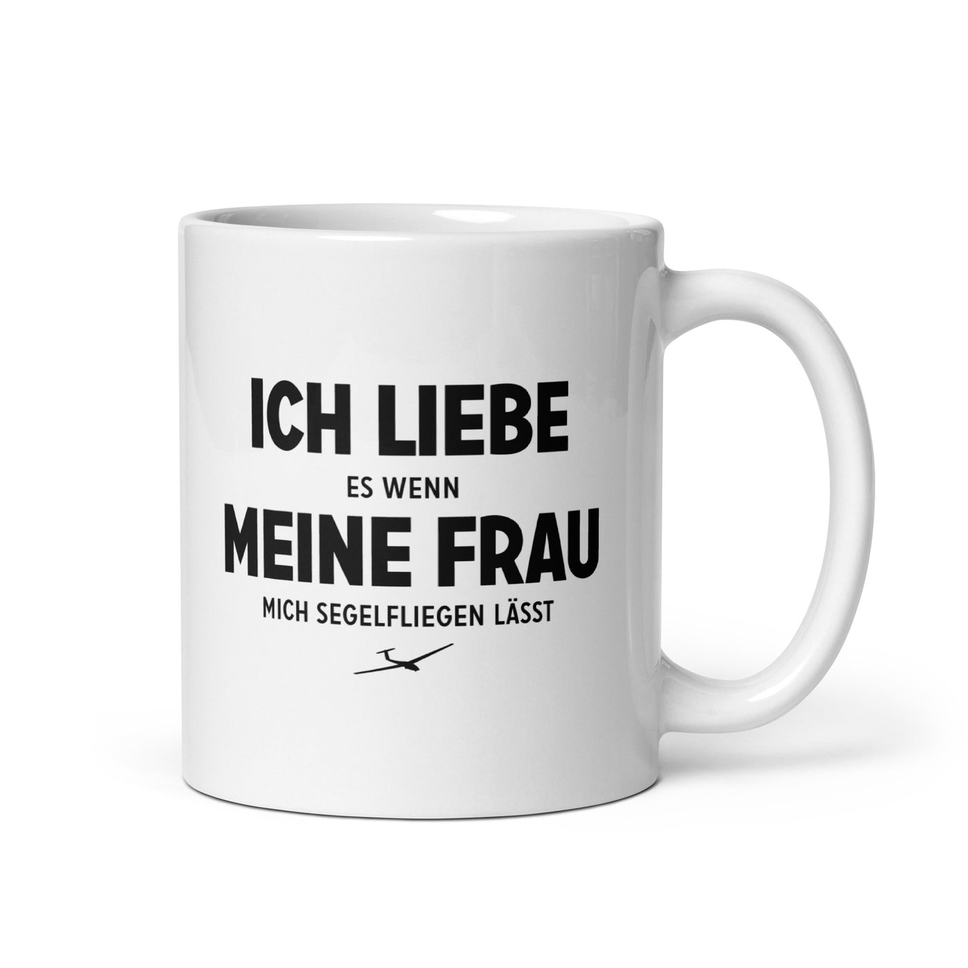 Ich Liebe Es Wenn Meine Frau Mich Segelfliegen Lasst - Tasse berge