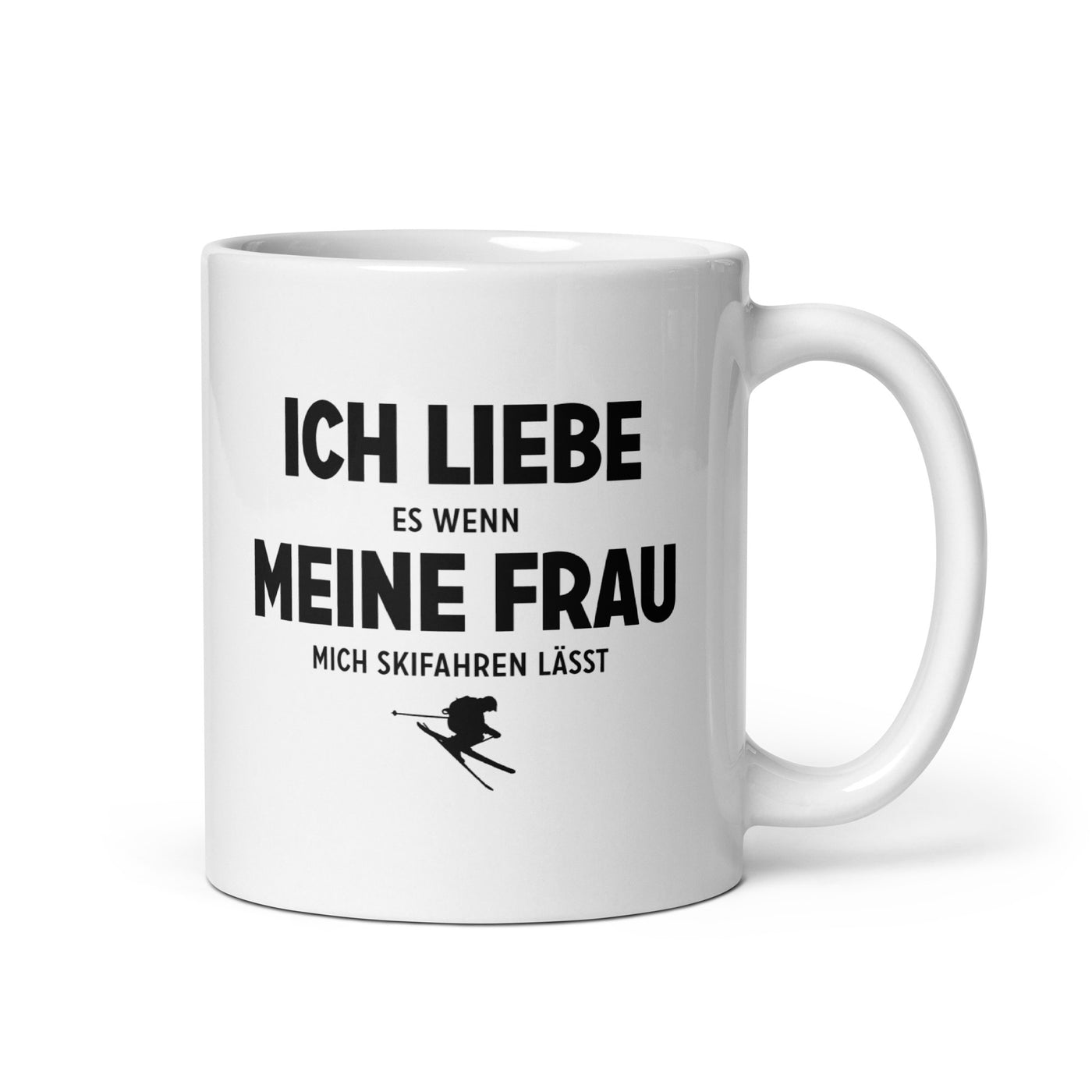 Ich Liebe Es Wenn Meine Frau Mich Skifahren Lasst - Tasse ski