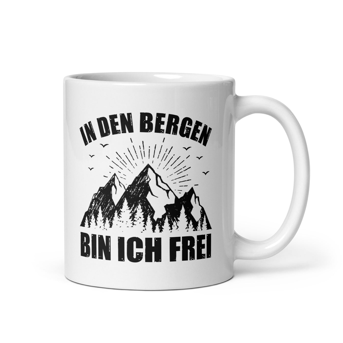 In Den Bergen Bin Ich Frei - Tasse berge