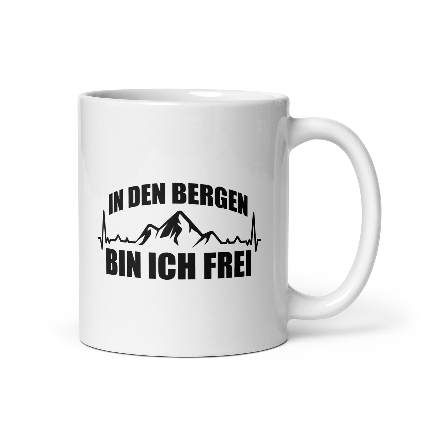 In Den Bergen Bin Ich Frei 1 - Tasse berge