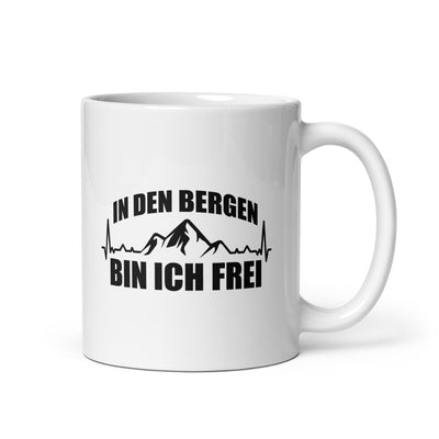 In Den Bergen Bin Ich Frei 1 - Tasse berge