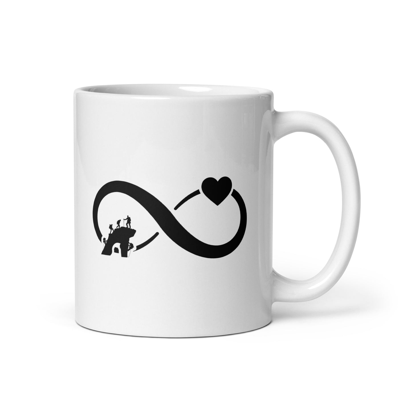 Infinity Heart And Climbing - Tasse klettern