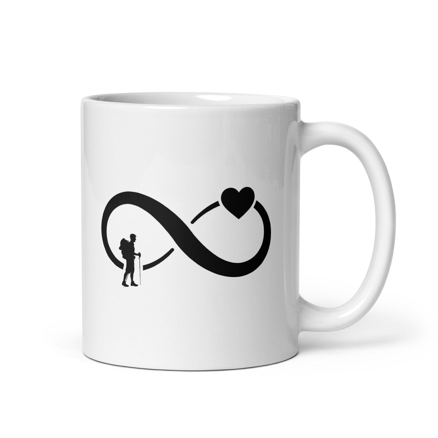 Infinity Heart And Hiking - Tasse wandern