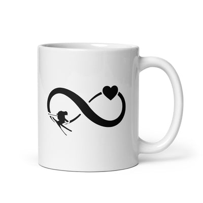 Infinity Heart And Skiing - Tasse ski