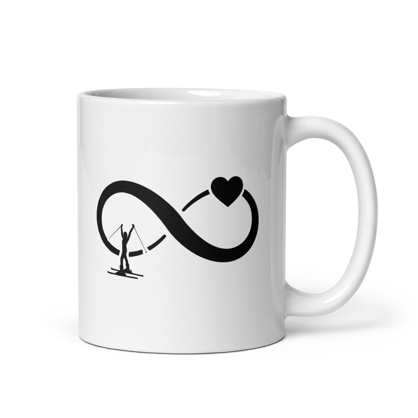 Infinity Heart And Skiing 1 - Tasse ski