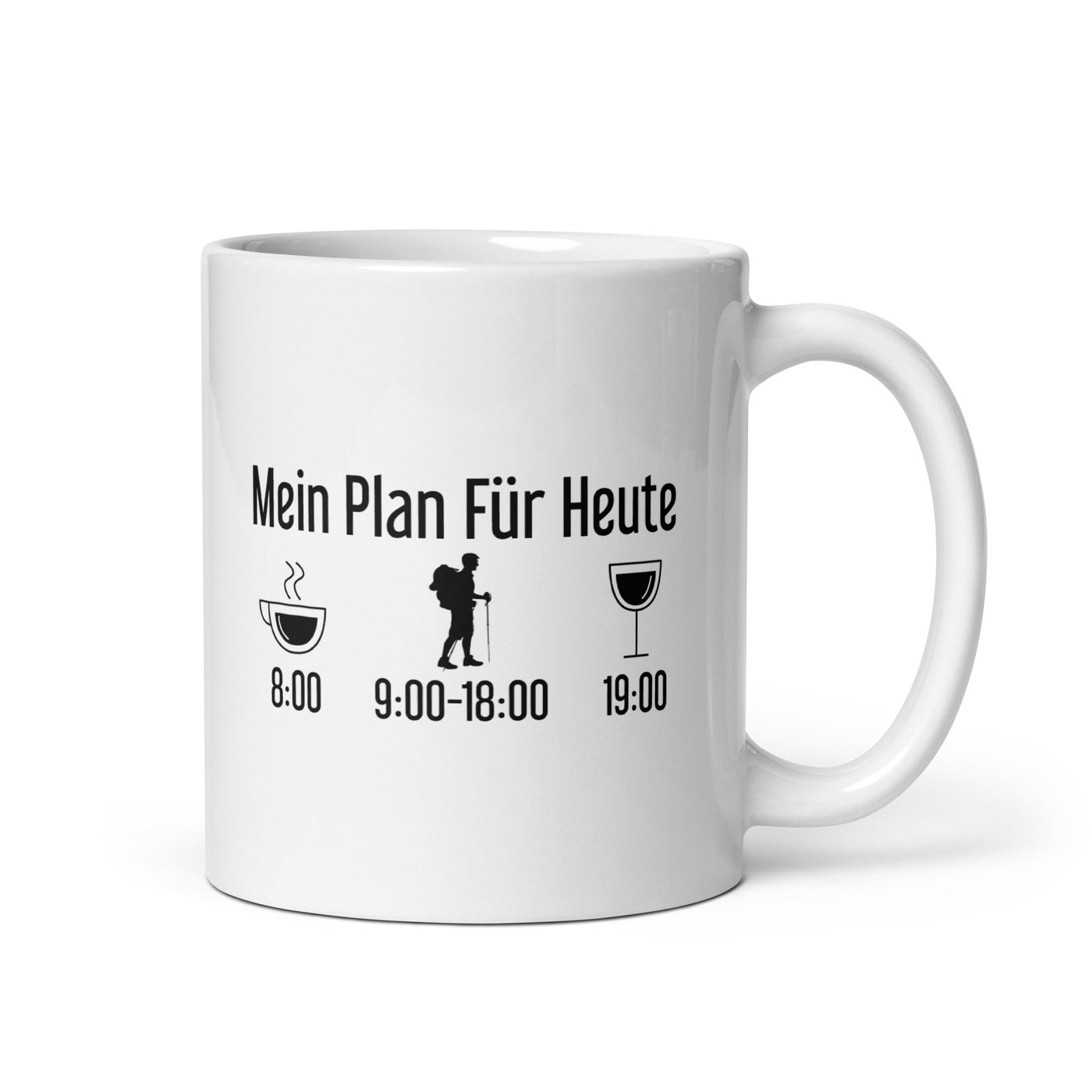 Mein Plan Für Heute - Tasse wandern