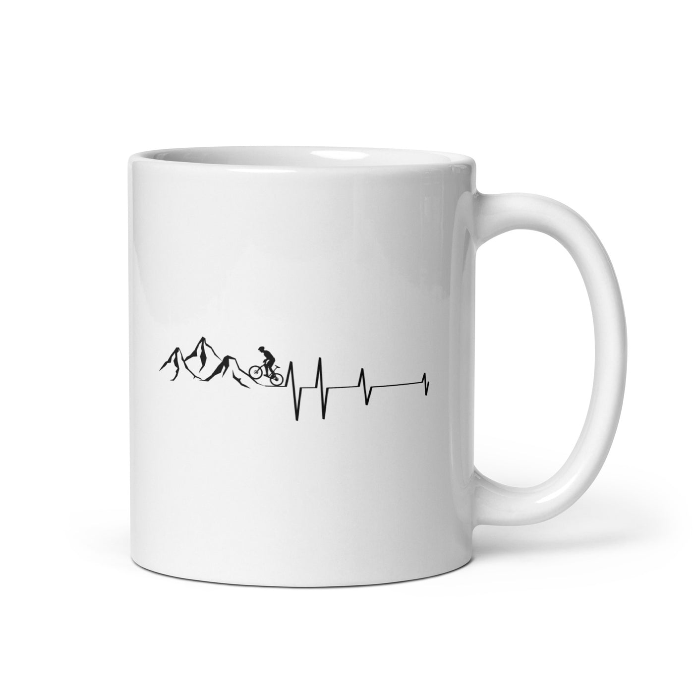 Mountain - Heartbeat - Cycling - Tasse fahrrad