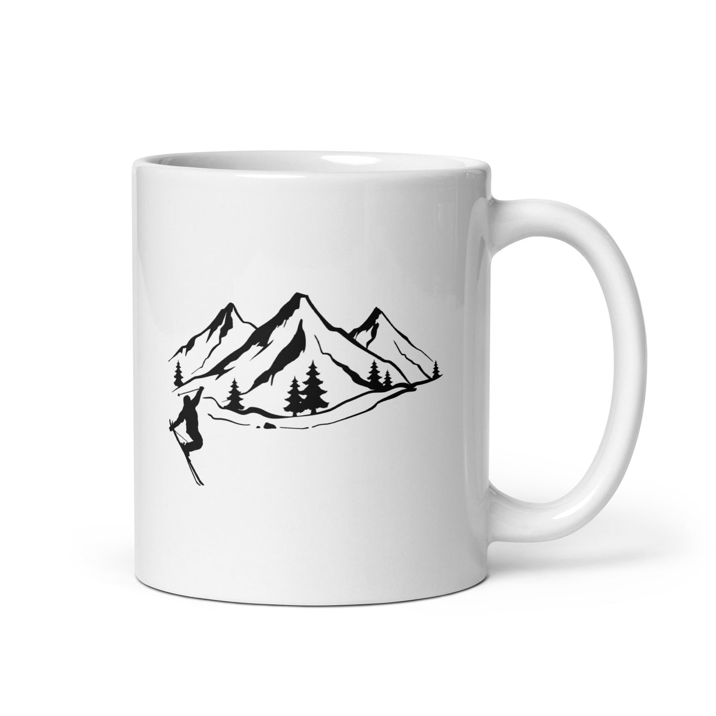 Mountain 1 And Skiing - Tasse ski