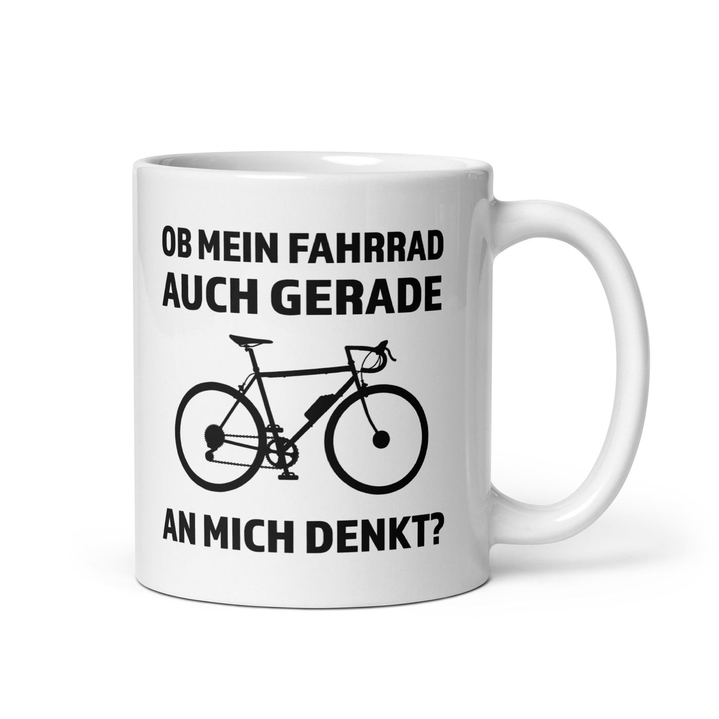 Ob Mein Fahrrad Gerade An Mich Denkt - Tasse fahrrad