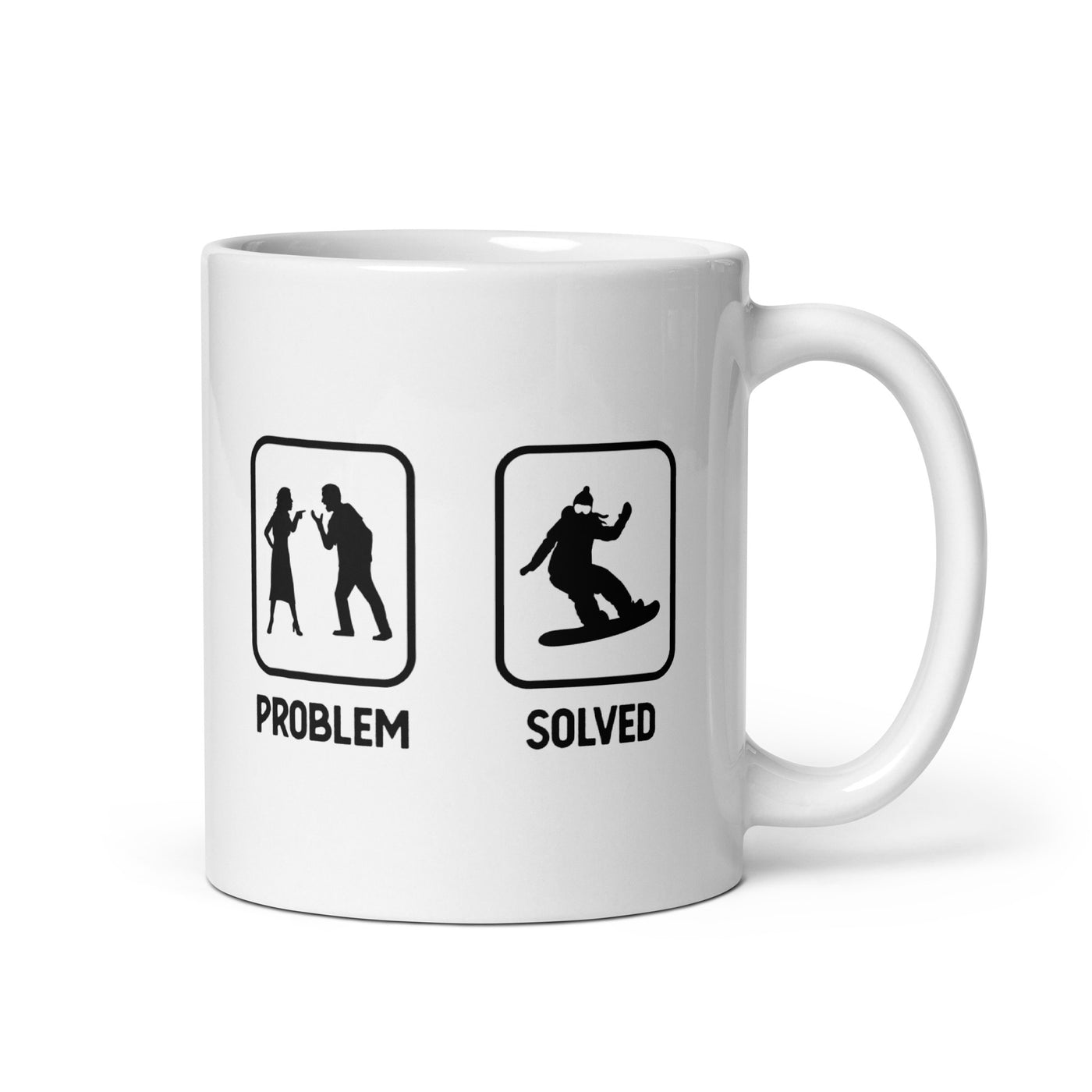 Problem Solved - Female Snowboarding - Tasse snowboarden