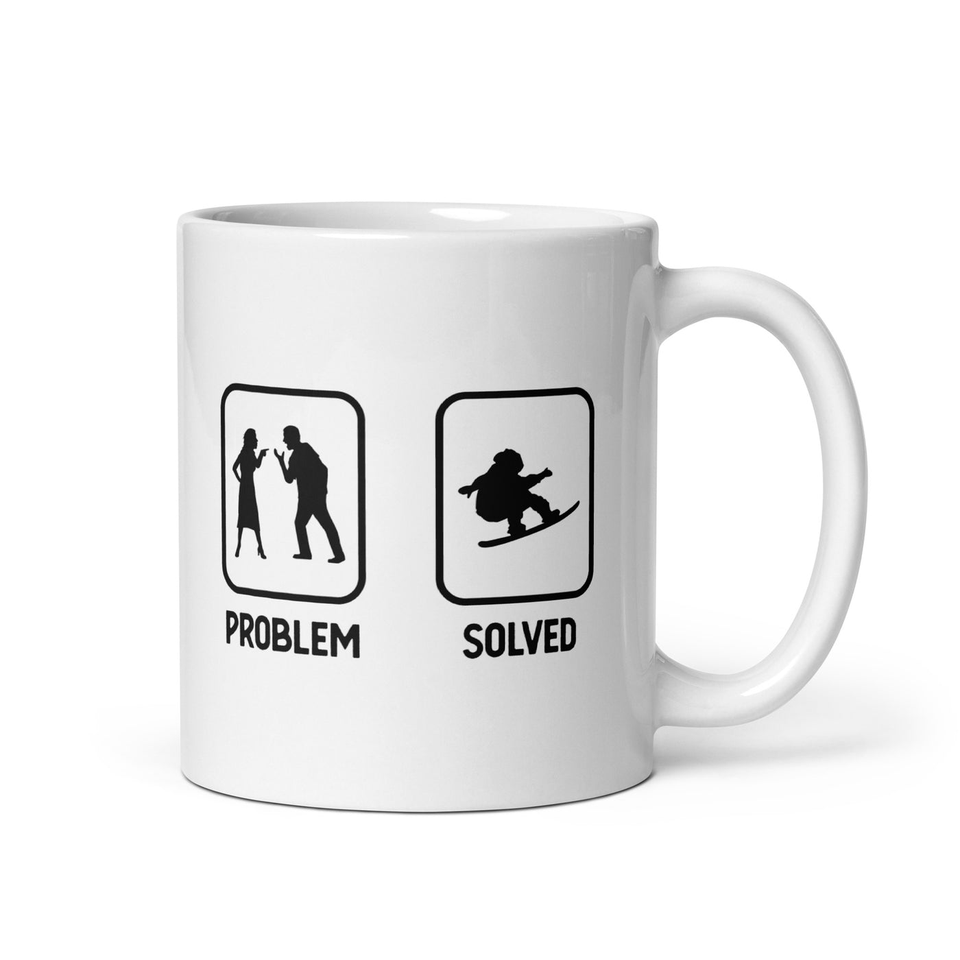 Problem Solved - Guy Snowboarding - Tasse snowboarden