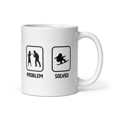 Problem Solved - Guy Snowboarding - Tasse snowboarden