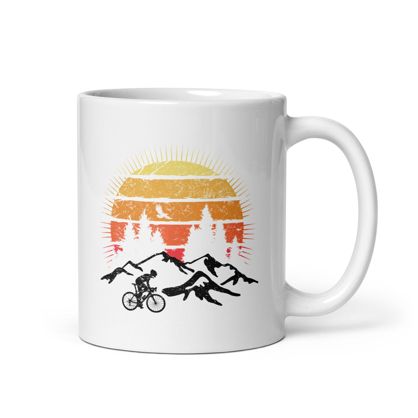 Radfahrer Und Sonne Vintage - Tasse fahrrad mountainbike