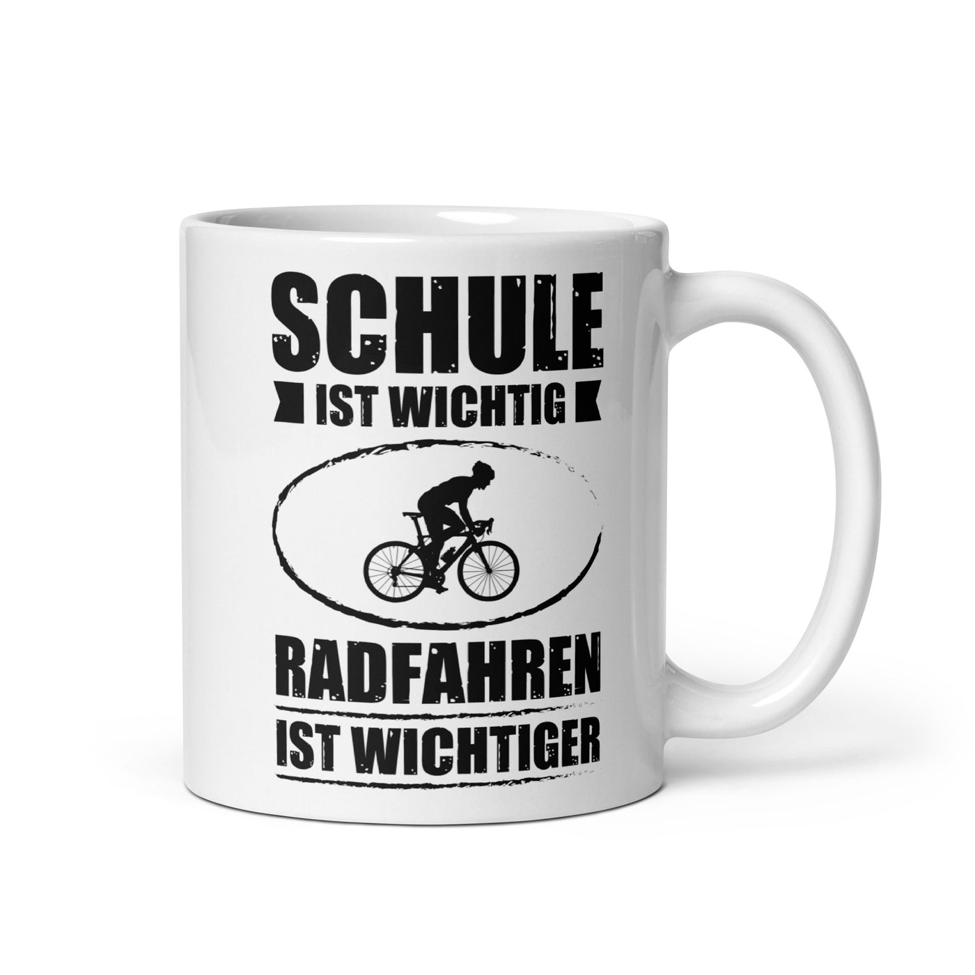 Schule Ist Wichtig Radfahren Ist Wichtiger - Tasse fahrrad