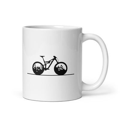 Straight Line - Mountain - Cycling - Tasse fahrrad