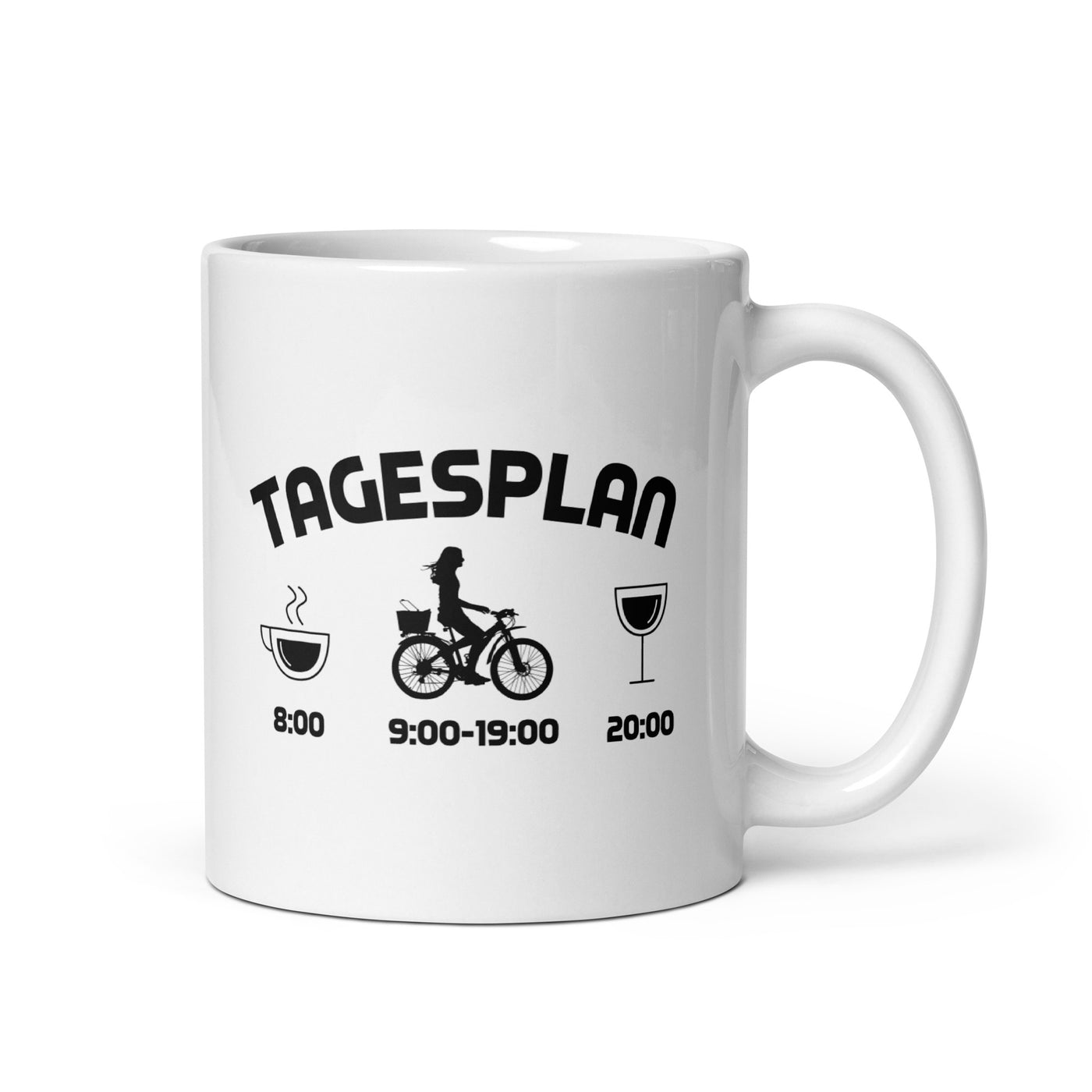 Tagesplan - Tasse fahrrad