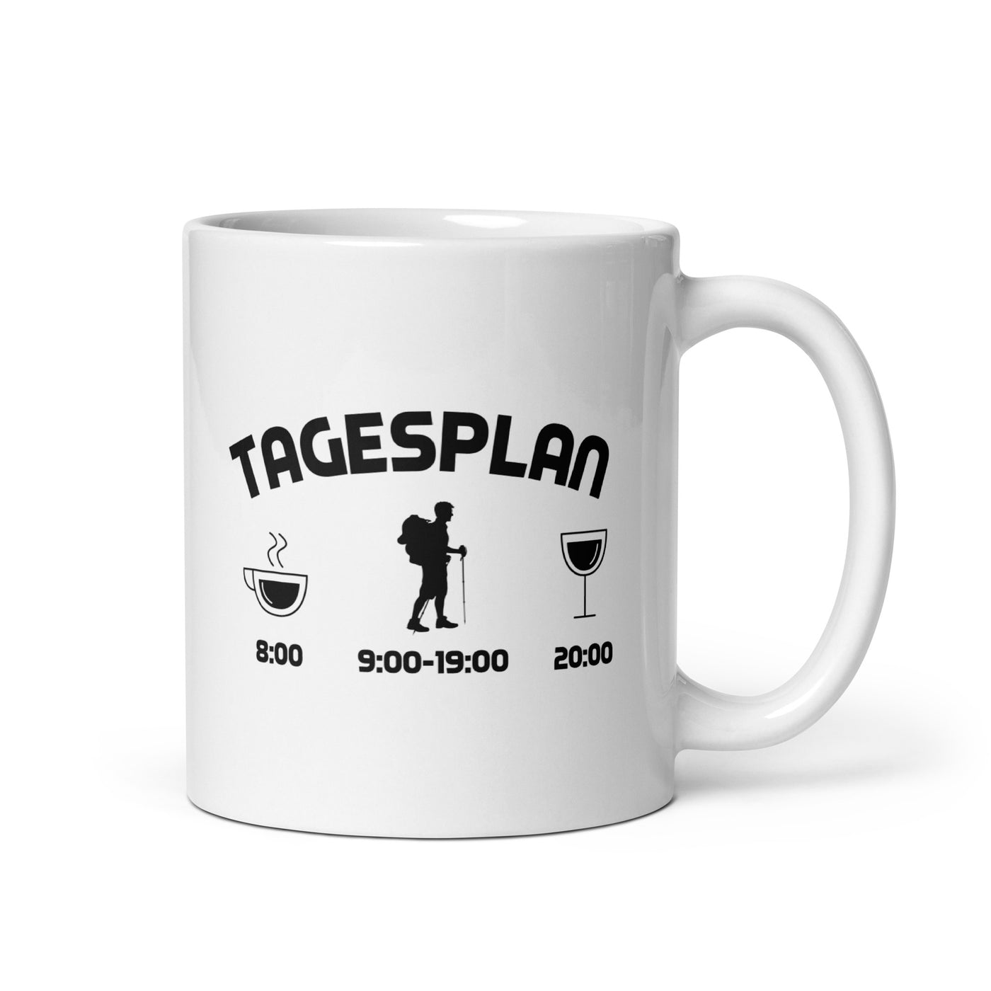 Tagesplan - Tasse wandern