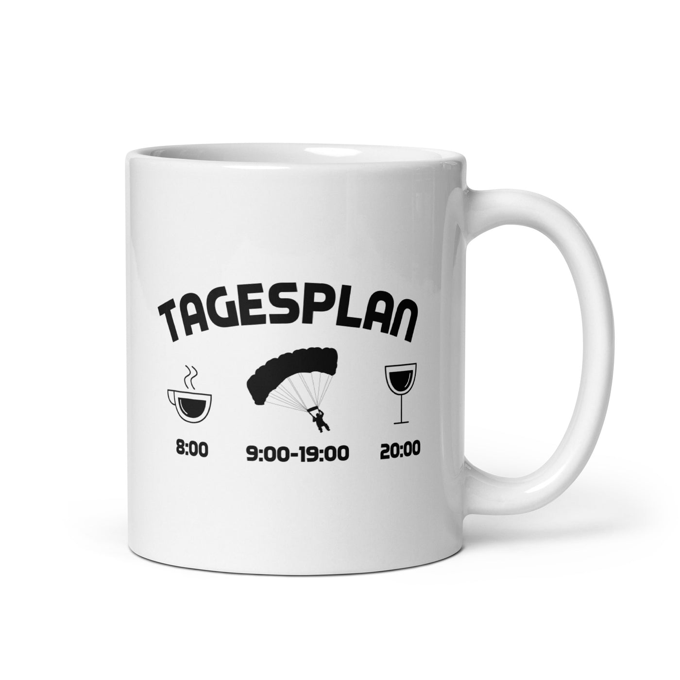 Tagesplan 1 - Tasse berge