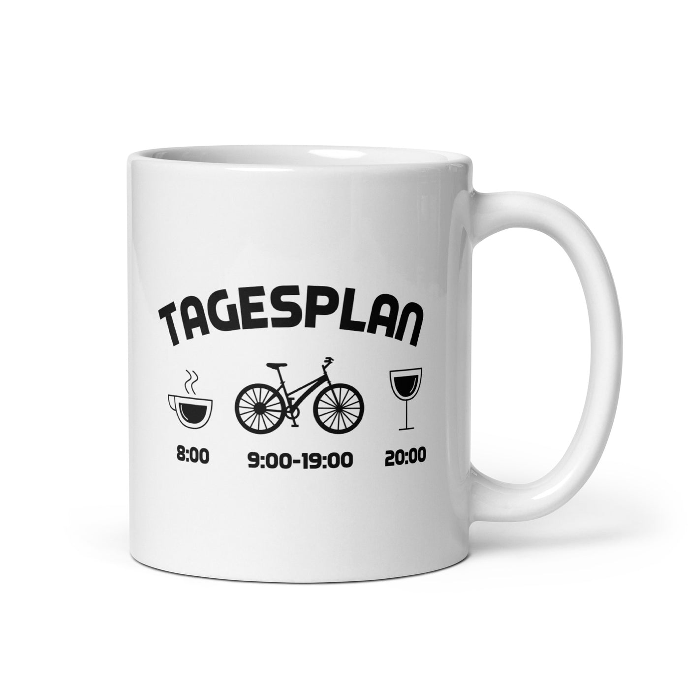 Tagesplan 1 - Tasse fahrrad