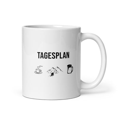 Tagesplan Kaffee, Ski Und Bier - Tasse ski