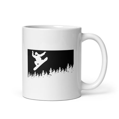 Trees - Snowboarding - Tasse snowboarden