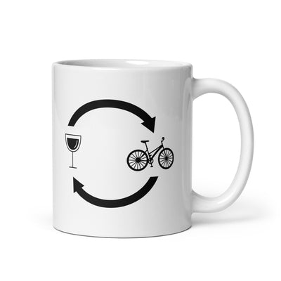 Wine Loading Arrows And Cycling - Tasse fahrrad