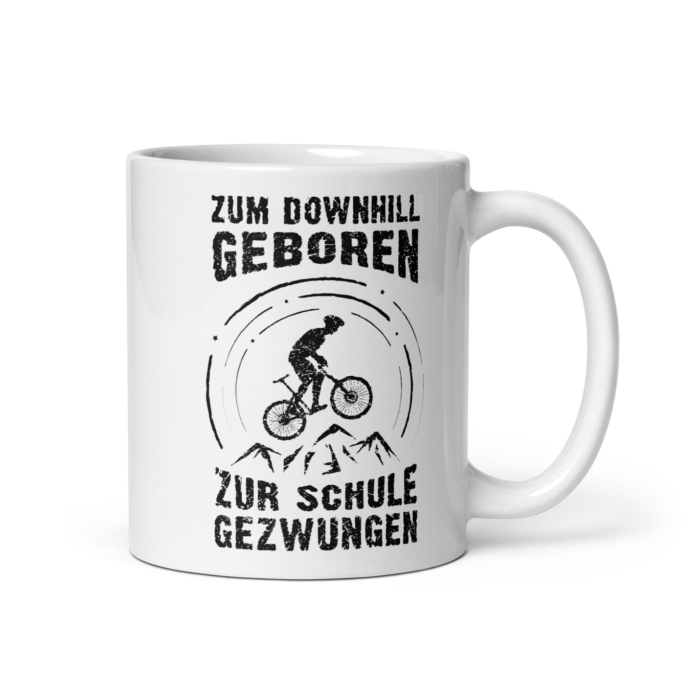 Zum Downhill Geboren - Tasse mountainbike