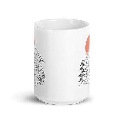 Berglandschaft - Tasse berge