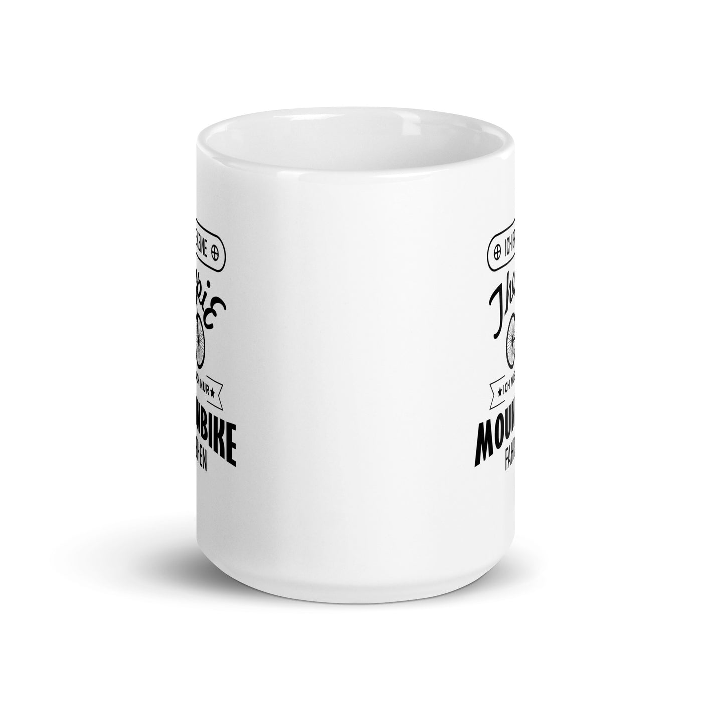 Brauche Keine Therapie - Muss Nur Mountainbike Fahren - Tasse mountainbike