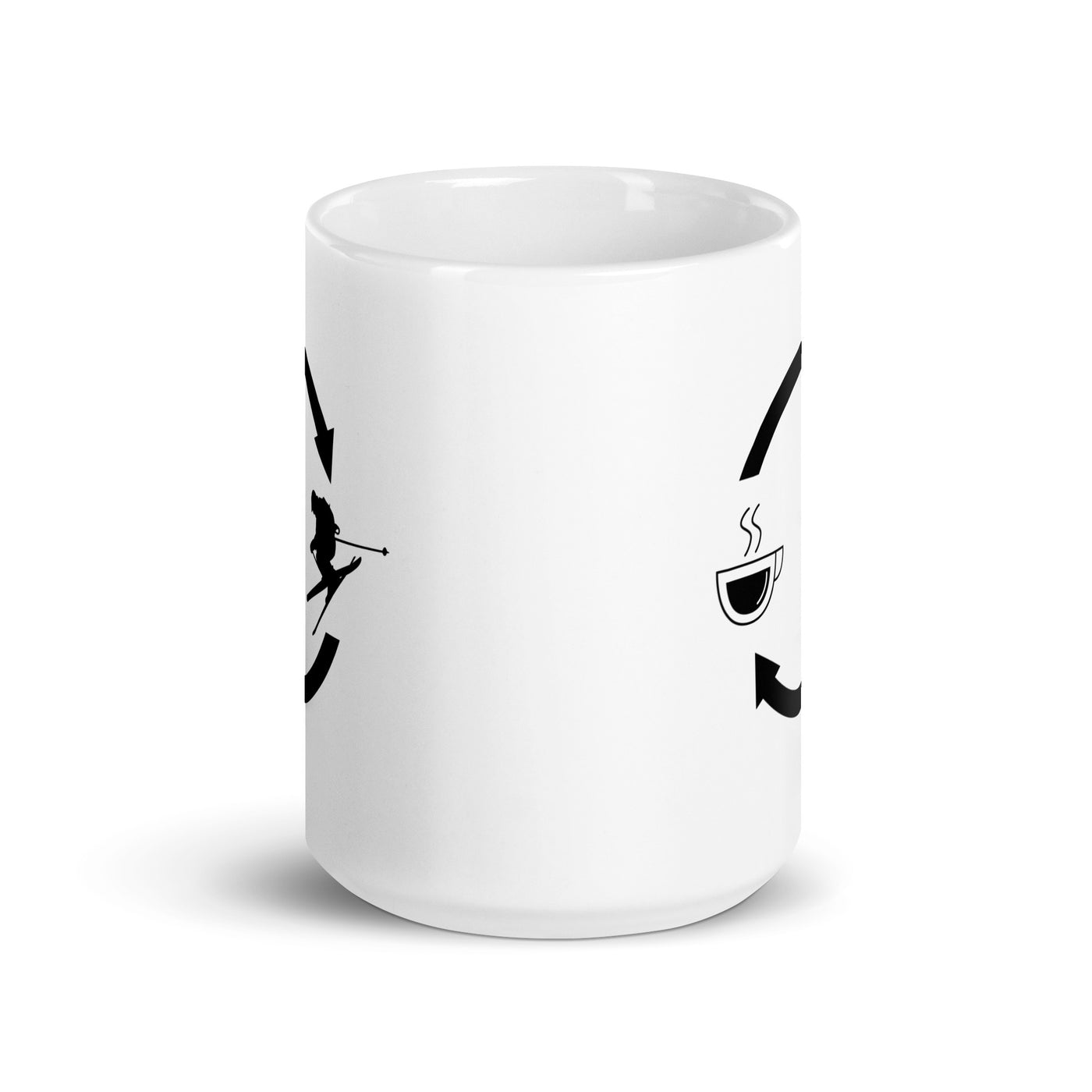 Coffee Loading Arrows And Skiing - Tasse ski