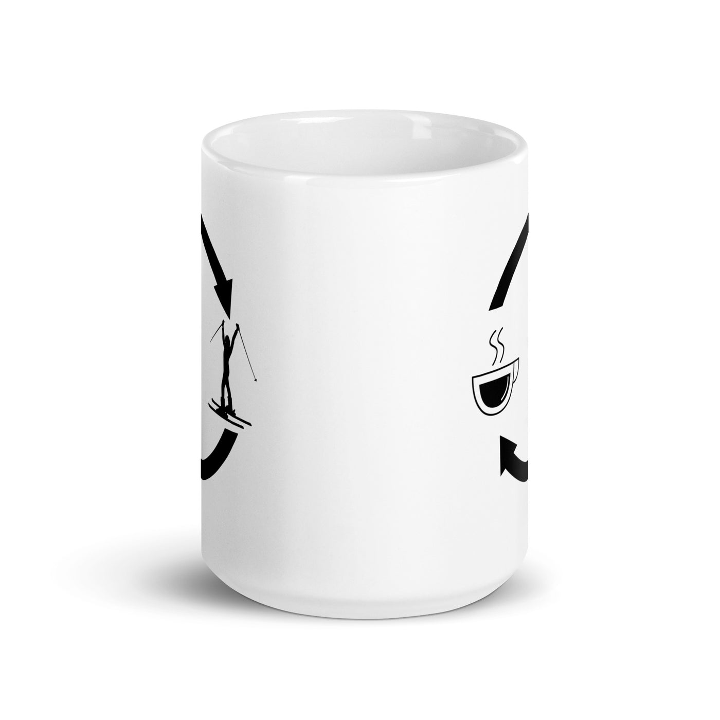 Coffee Loading Arrows And Skiing 1 - Tasse ski