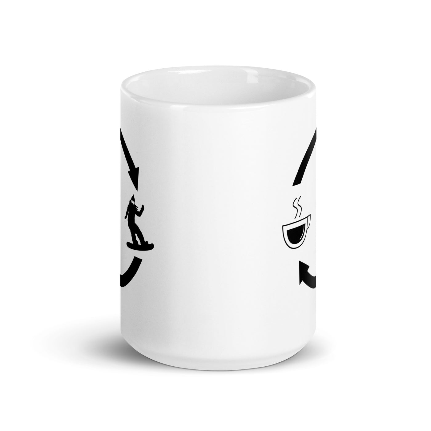 Coffee Loading Arrows And Snowboarding 1 - Tasse snowboarden