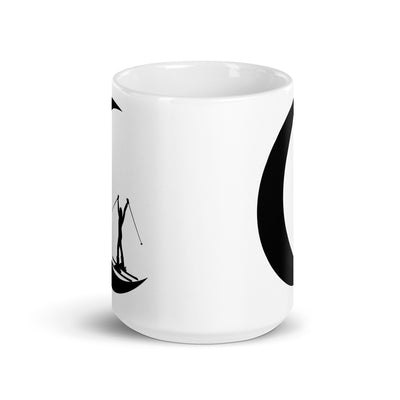 Crescent Moon - Female Skiing - Tasse ski