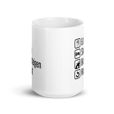 Eat Sleep Bergsteigen Repeat - Tasse klettern