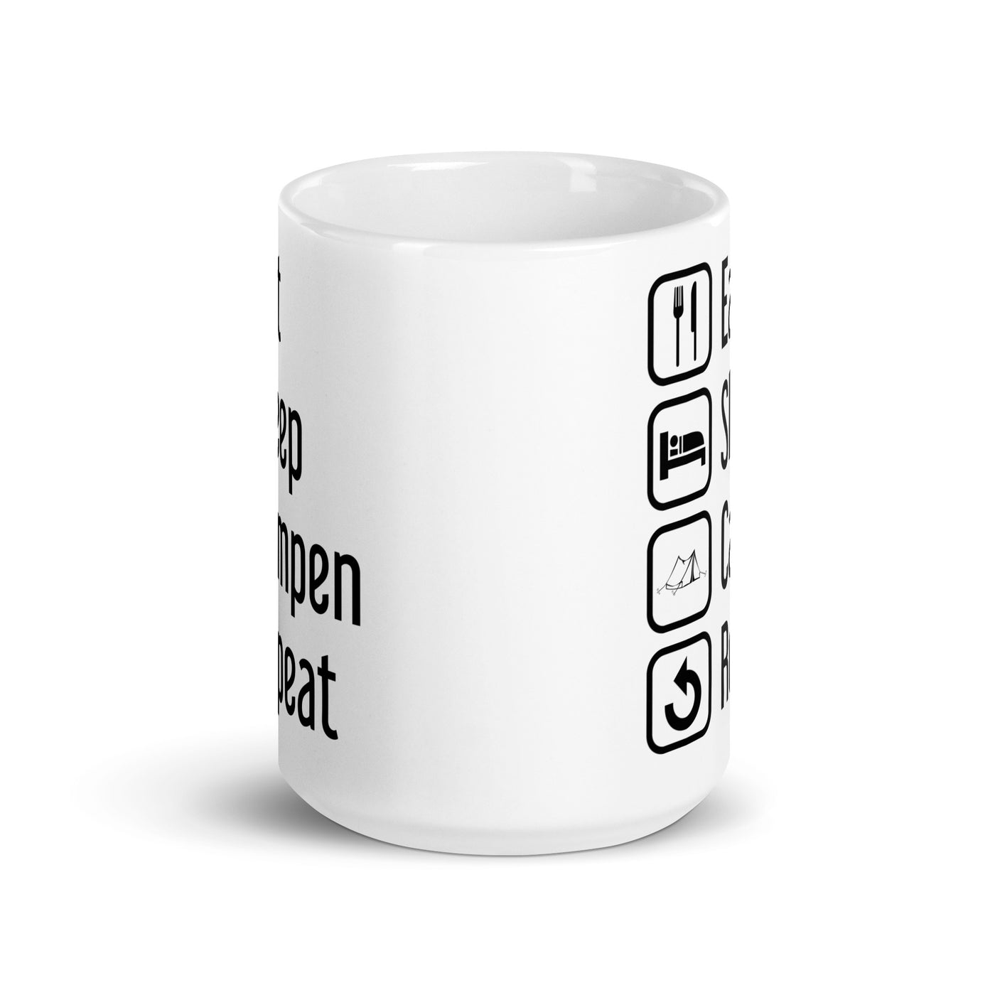 Eat Sleep Campen Repeat - Tasse camping