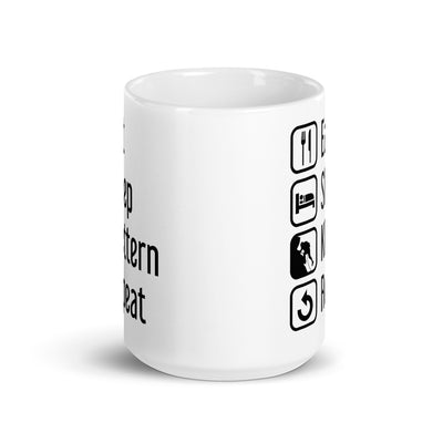 Eat Sleep Klettern Repeat - Tasse klettern