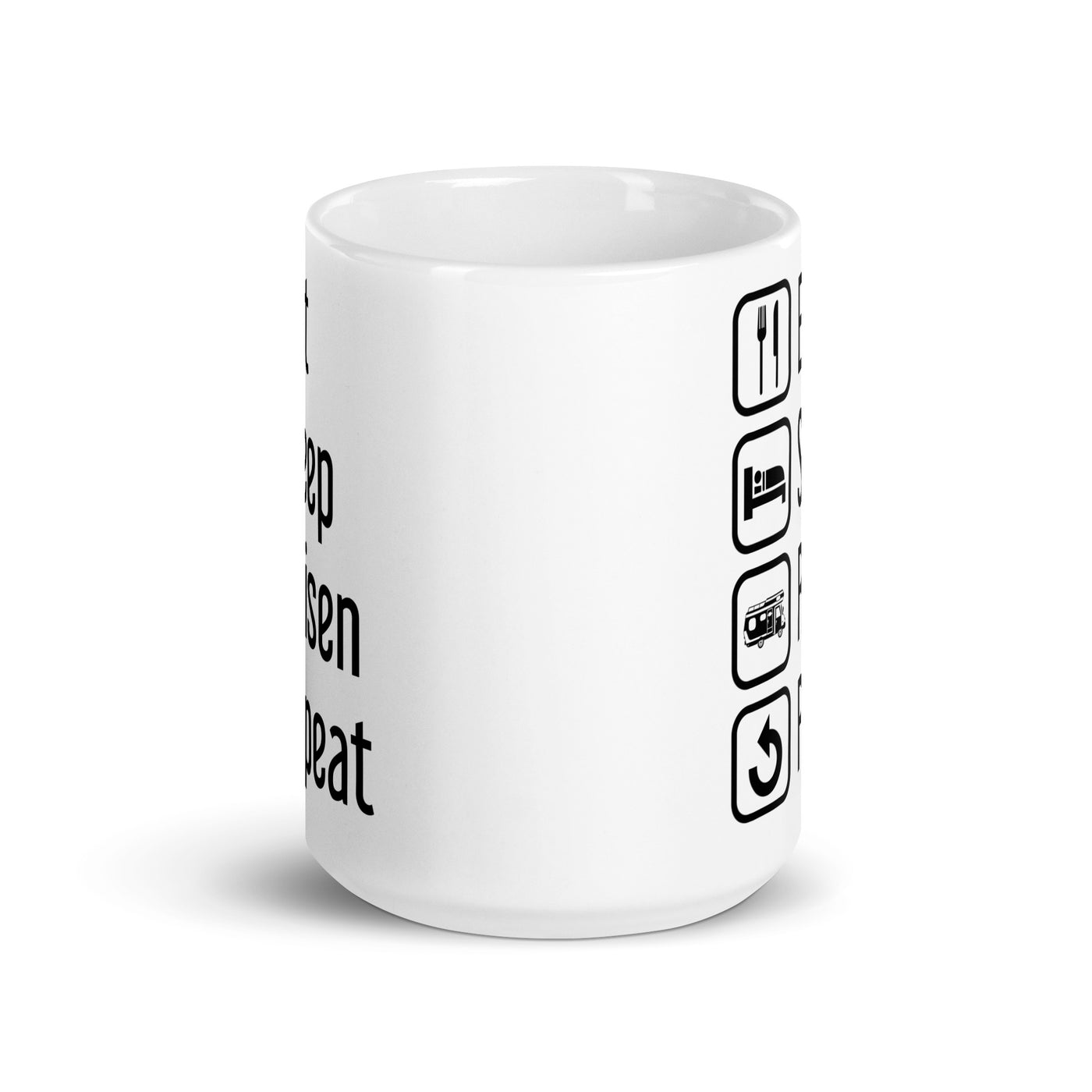 Eat Sleep Reisen Repeat - Tasse camping