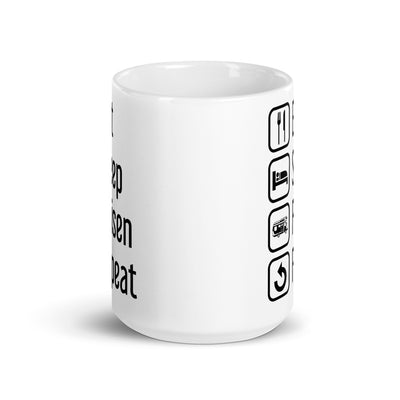 Eat Sleep Reisen Repeat - Tasse camping