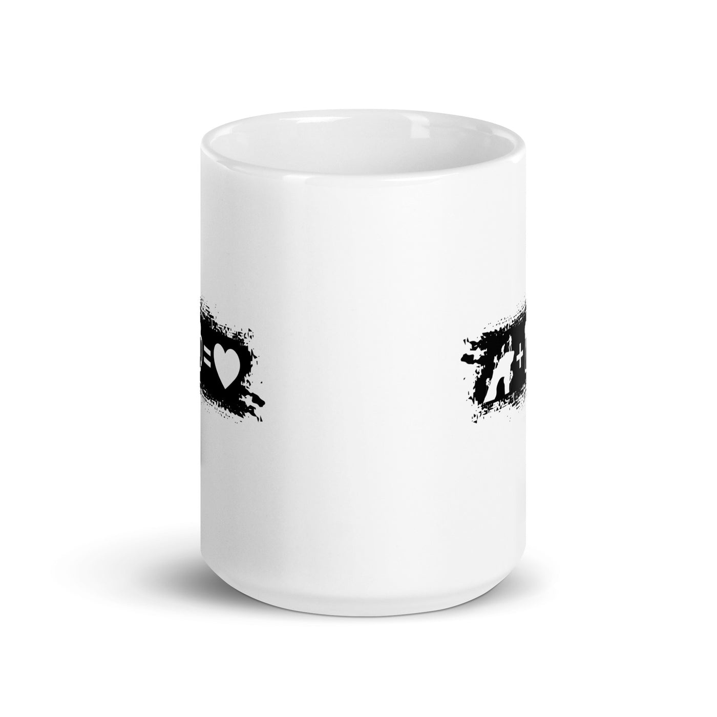 Grunge Rectangle - Heart - Beer - Climbing - Tasse klettern