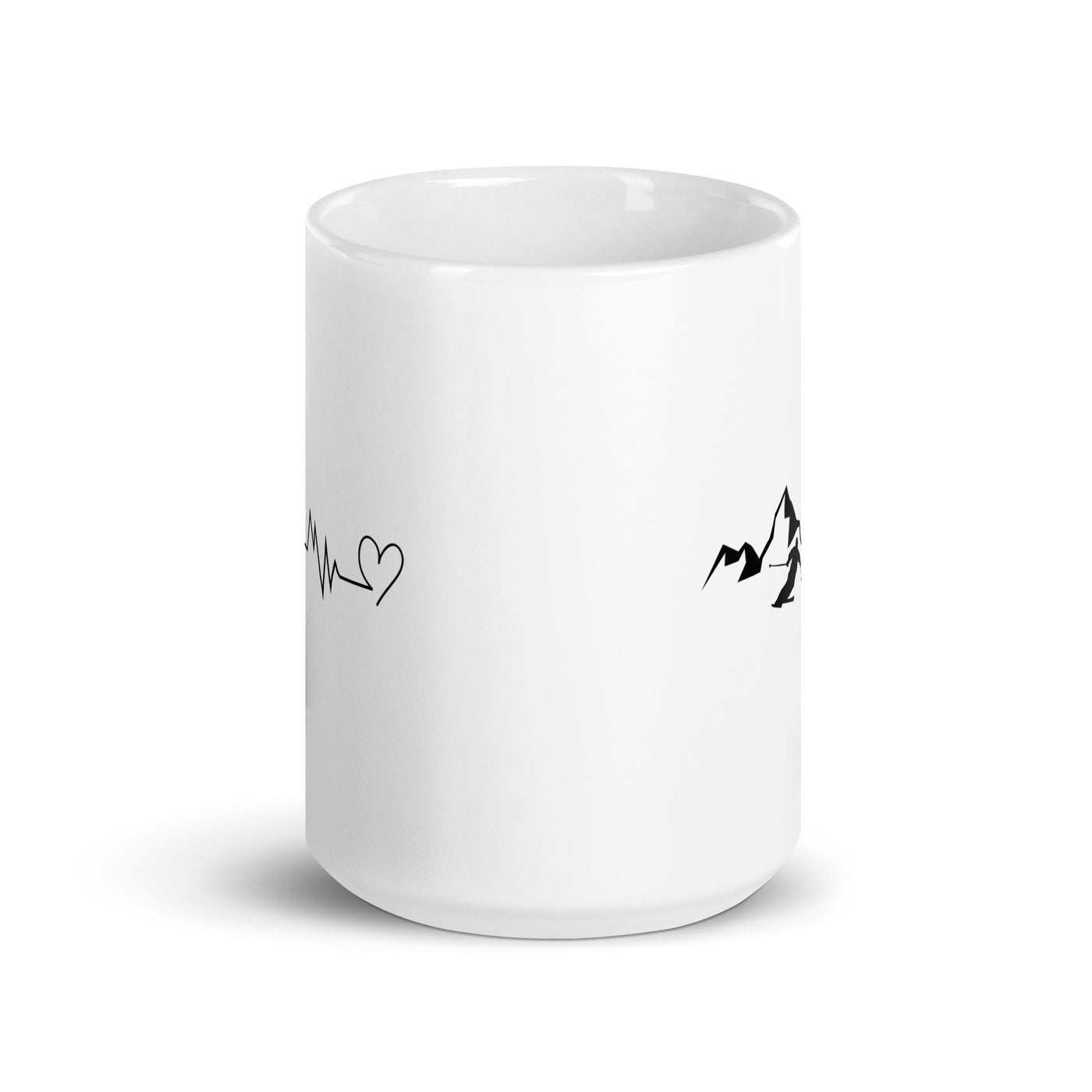 Heart - Heartbeat - Mountain - Skiing - Tasse ski