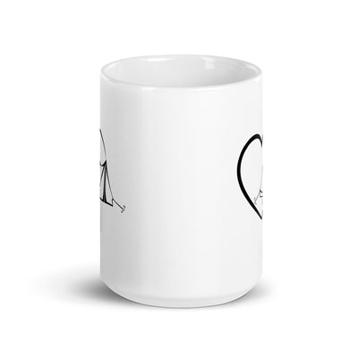 Heart 3 And Camping - Tasse camping