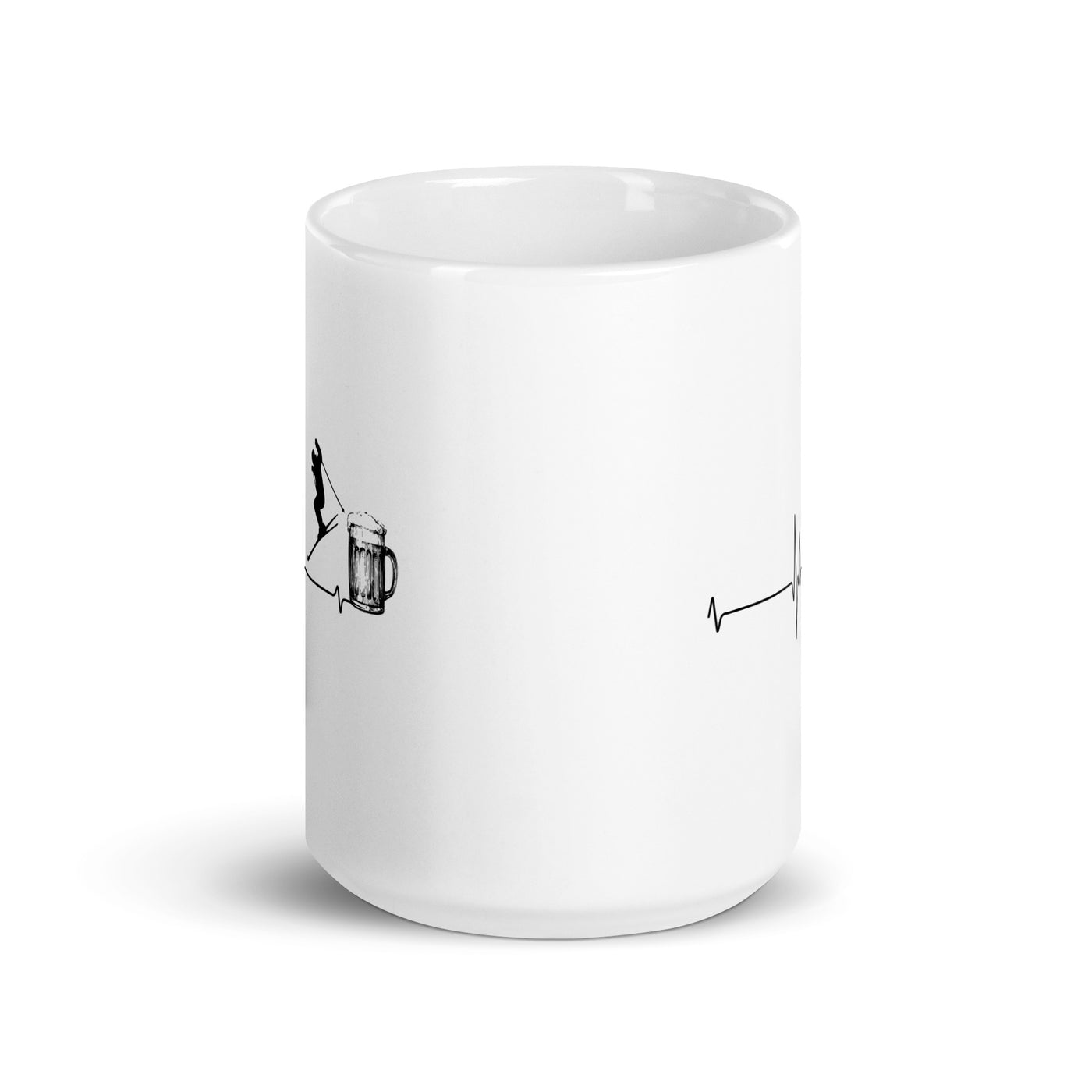 Heartbeat - Beer - Skiing - Tasse ski