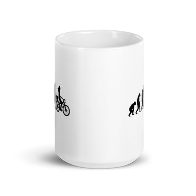 Evolution And Cycling - Tasse fahrrad