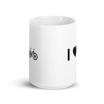 I Heart And Cycling - Tasse fahrrad