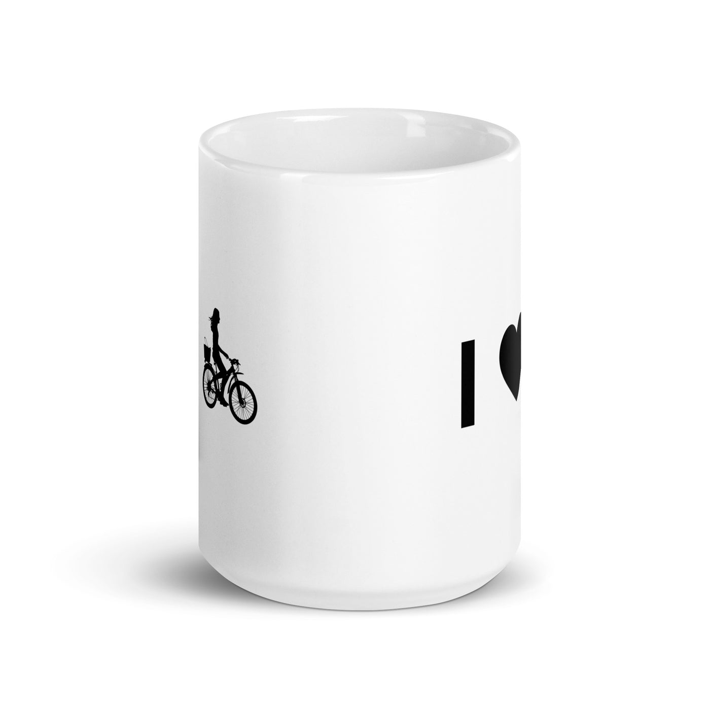 I Heart And Female Cycling - Tasse fahrrad