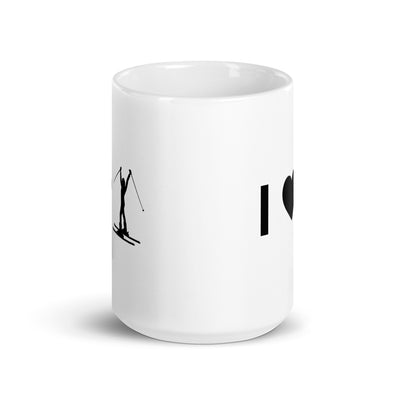 I Heart And Female Skiing - Tasse ski