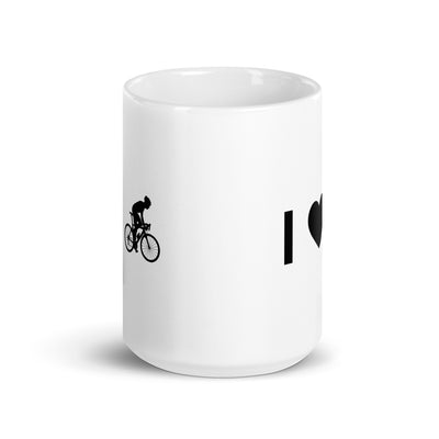 I Heart And Guy Cycling - Tasse fahrrad