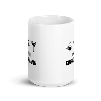 Ich Bin Ein Einfacher Mann - Tasse snowboarden